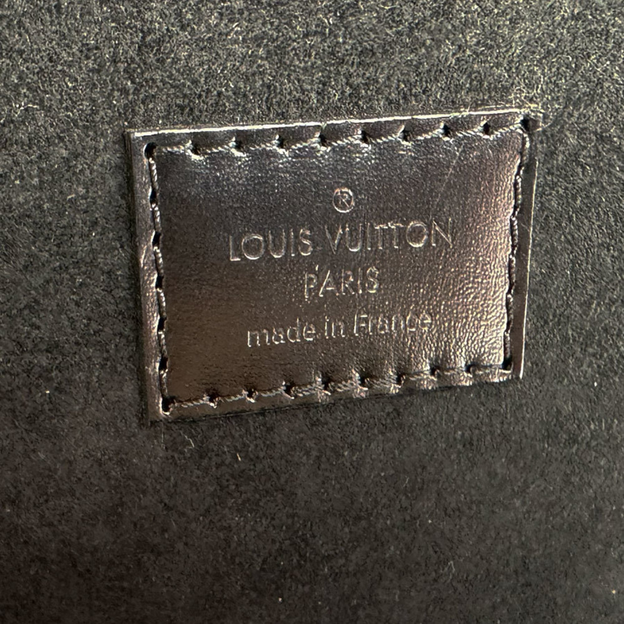 Louis Vuitton Black Brown Monogram Reverse Monogram Reverse Handbag Shoulder Bag