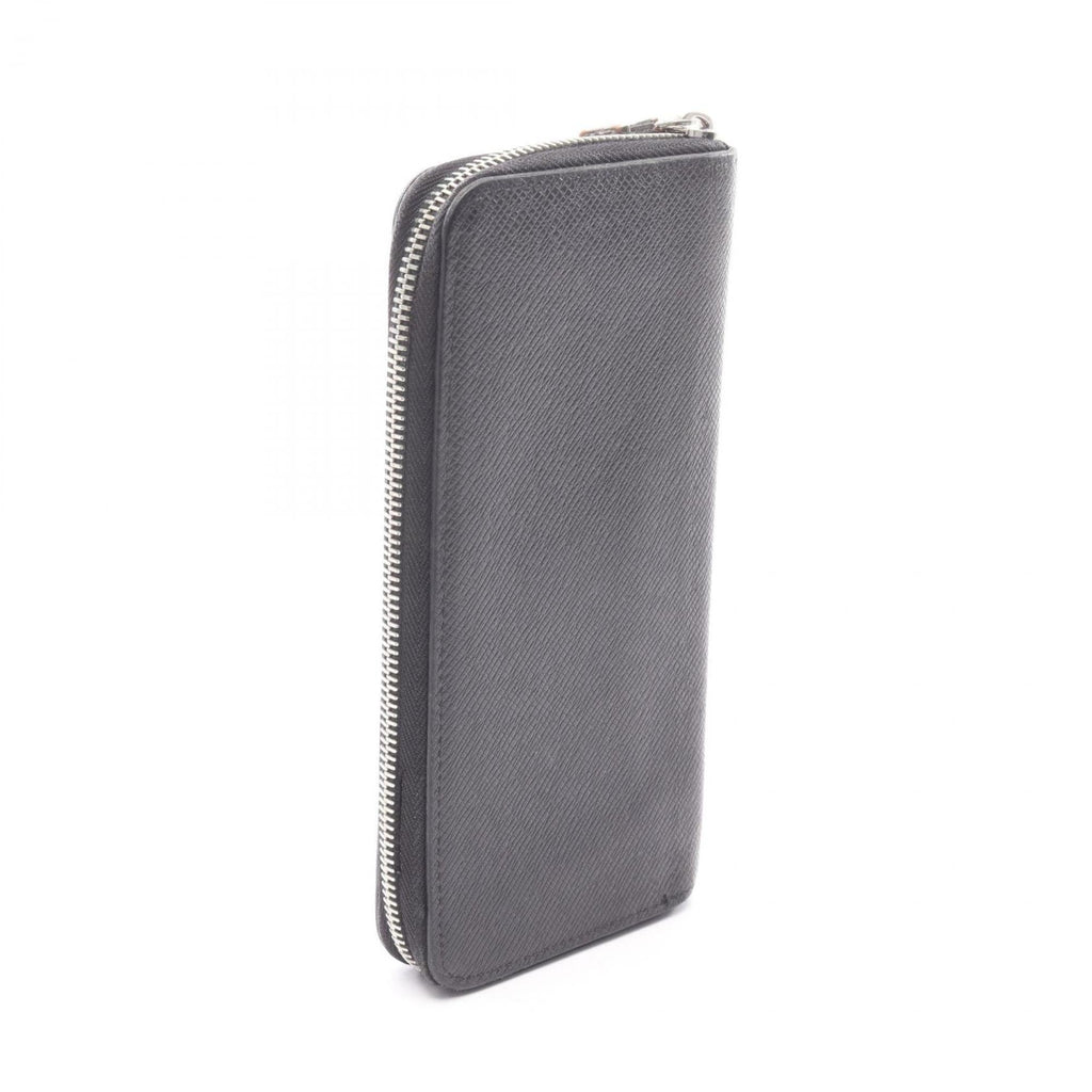 Louis Vuitton Taiga Black Taiga Leather Long Wallet