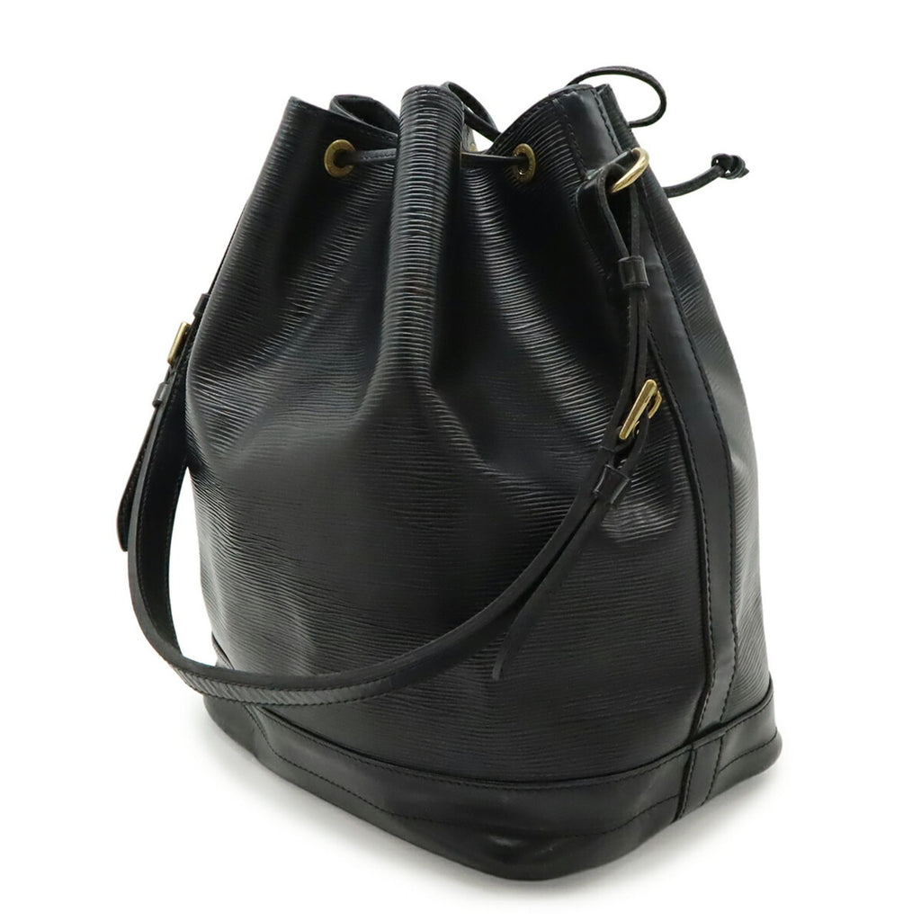 Louis Vuitton Black Noir Epi Leather Shoulder Bag