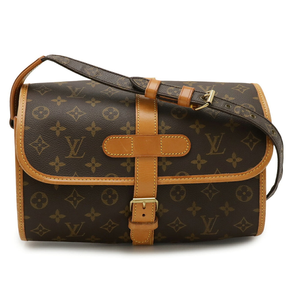 Louis Vuitton Brown Canvas Shoulder Bag