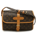 Louis Vuitton Brown Canvas Shoulder Bag