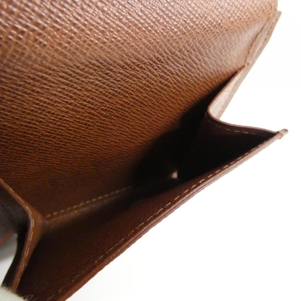 Louis Vuitton Marron Coated Canvas Wallet