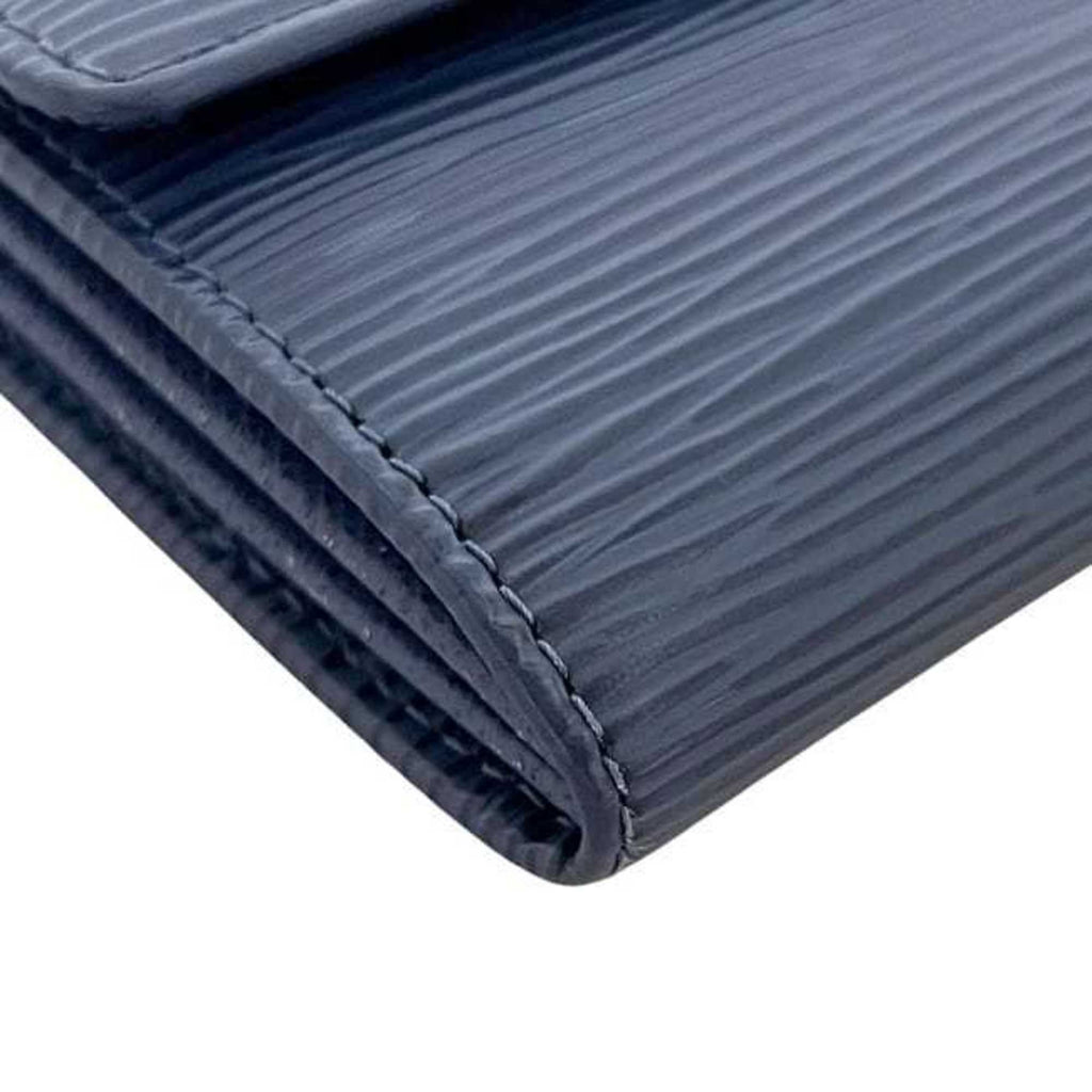 Louis Vuitton Blue Myrtille Epi Leather Long Wallet