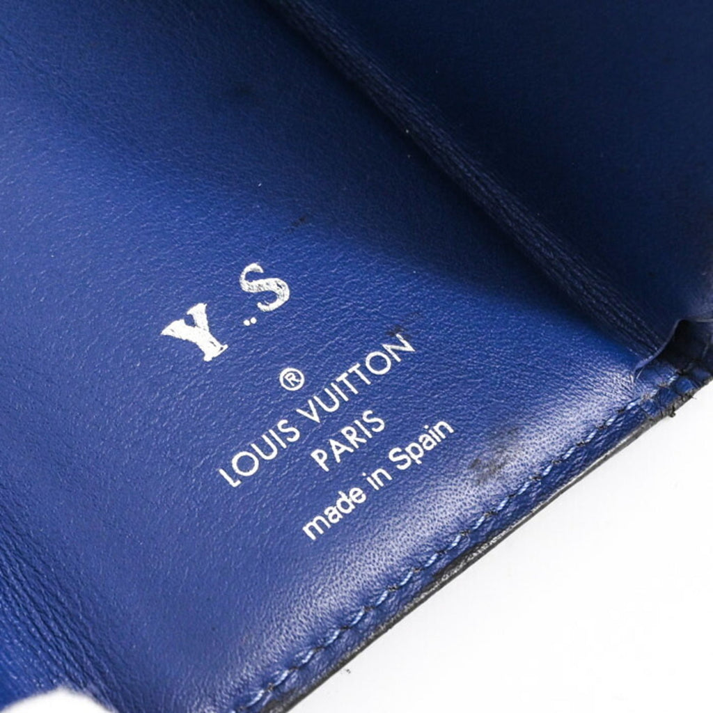 Louis Vuitton Blue Taigarama Wallet (Tri-Fold)
