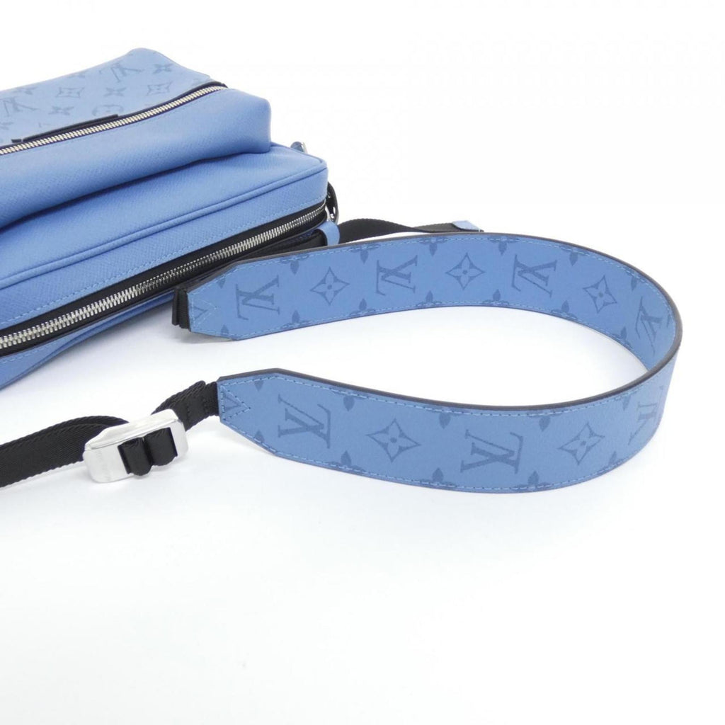Louis Vuitton Silver Coated Canvas Leather Shoulder Bag