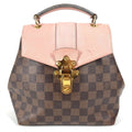 Louis Vuitton Brown Pink Damier Canvas Backpack Handbag