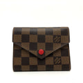Louis Vuitton Brown Red Color Damier Canvas Coin Purse/Coin Case