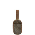 Louis Vuitton Brown Pvc Leather Sling Bag
