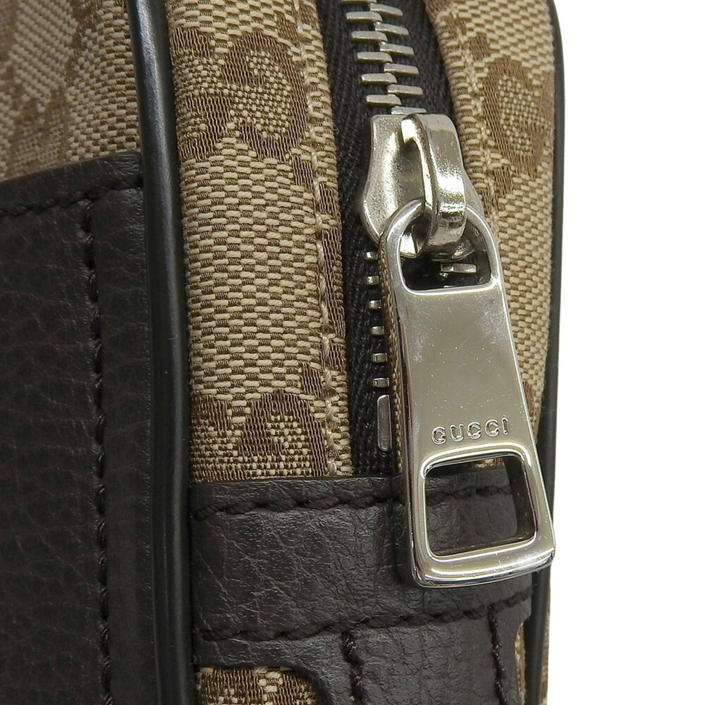 Gucci Beige Canvas Pouch Sling Bag (Pre-Owned)
