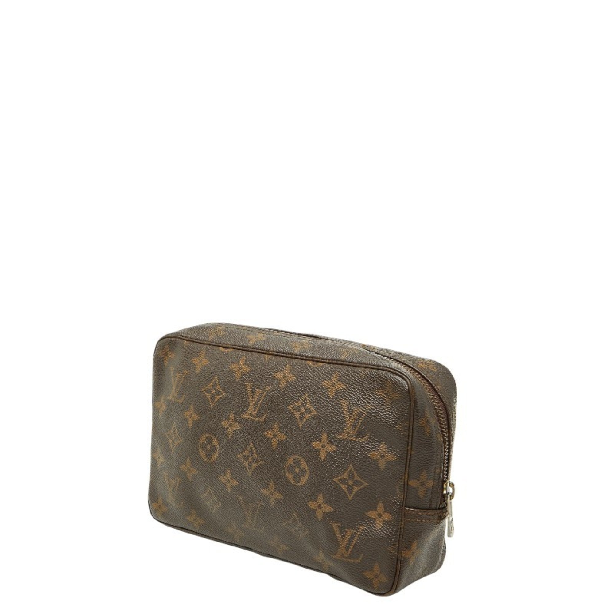 Louis Vuitton Monogram Brown Pvc Leather Pouch