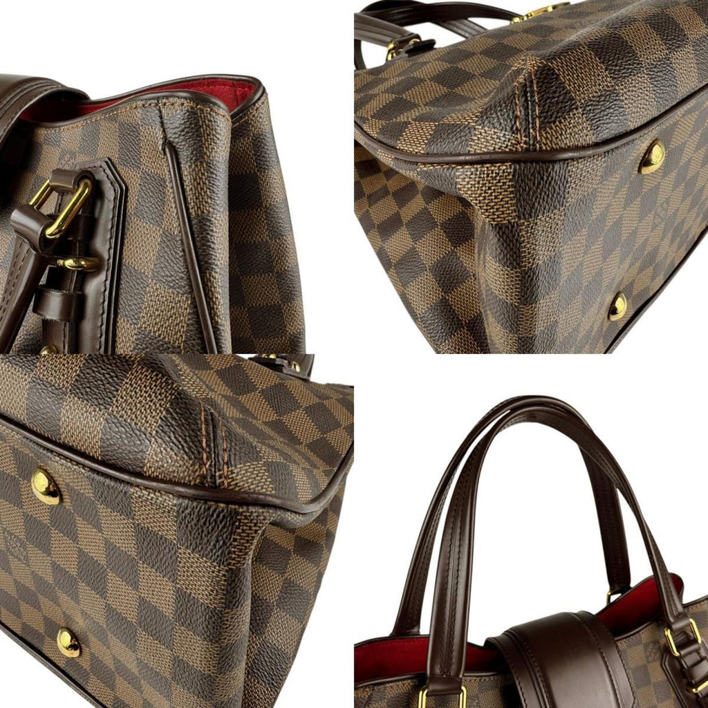 Louis Vuitton Ebene Damier Canvas Handbag
