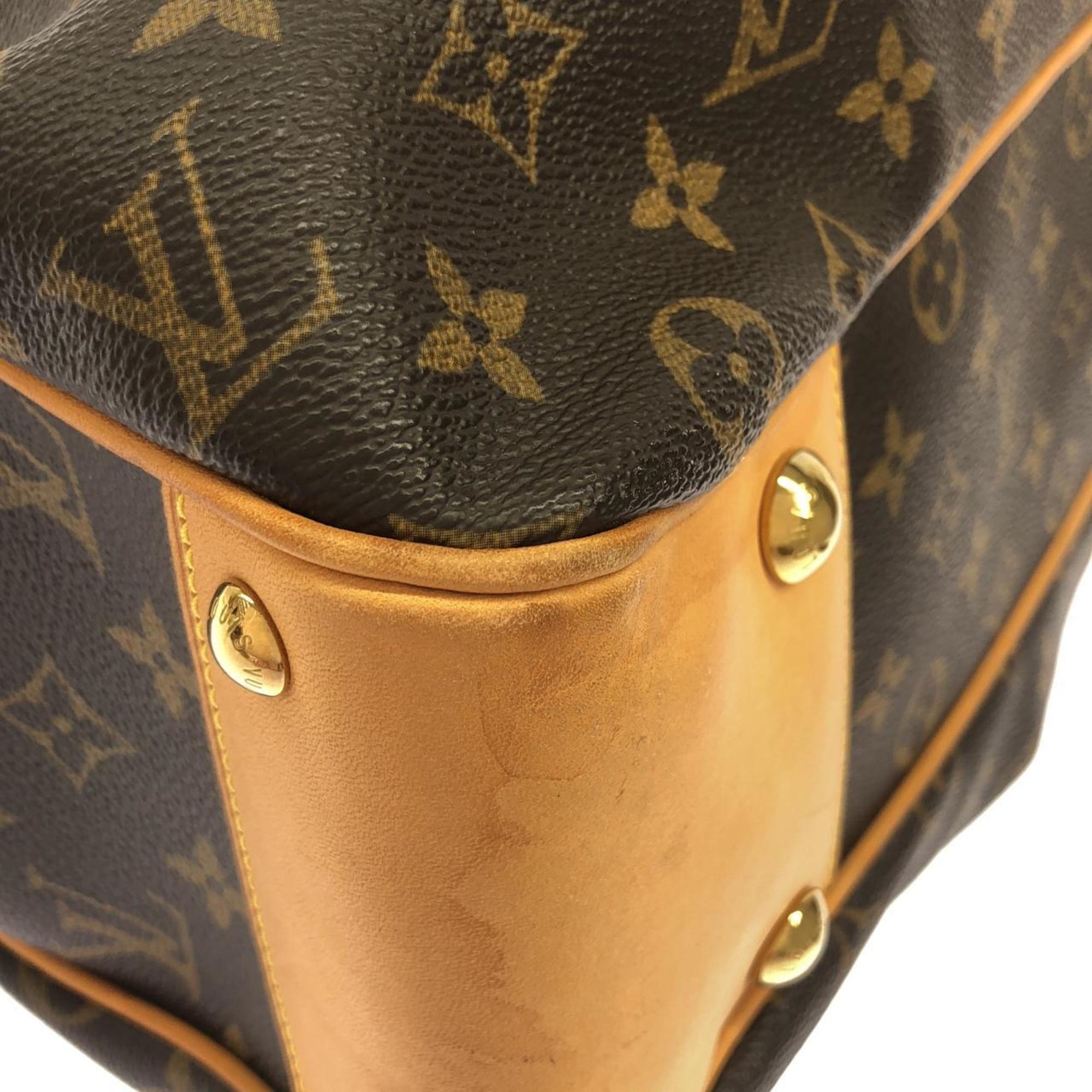 Louis Vuitton Marron Coated Canvas Shoulder Bag