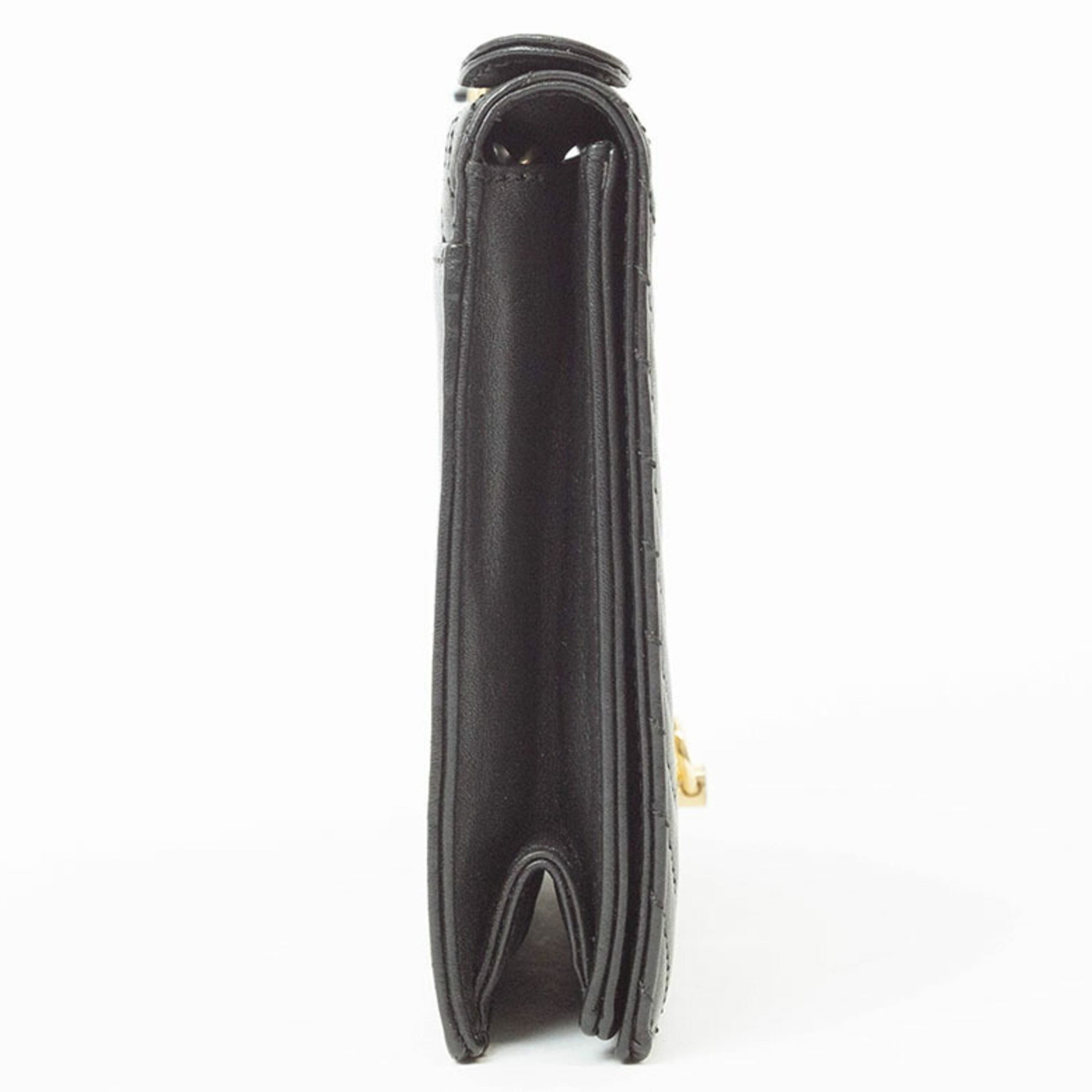 Celine Black Leather Shoulder Bag