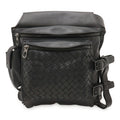 Bottega Veneta Black Leather Fanny Pack