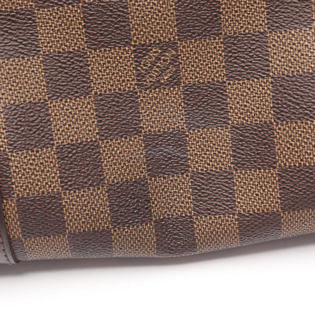 Louis Vuitton Brown Coated Canvas Leather Handbag