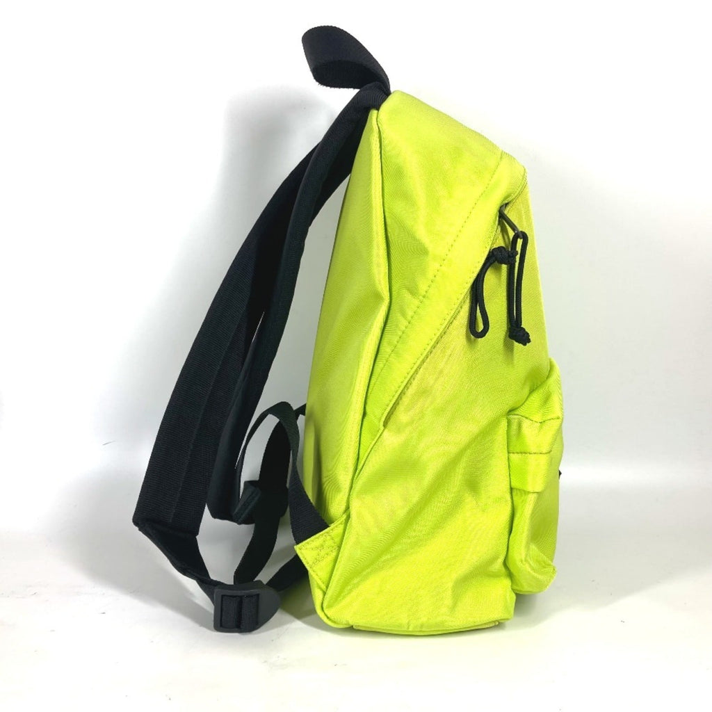 Balenciaga Black Yellow Nylon Canvas Backpack