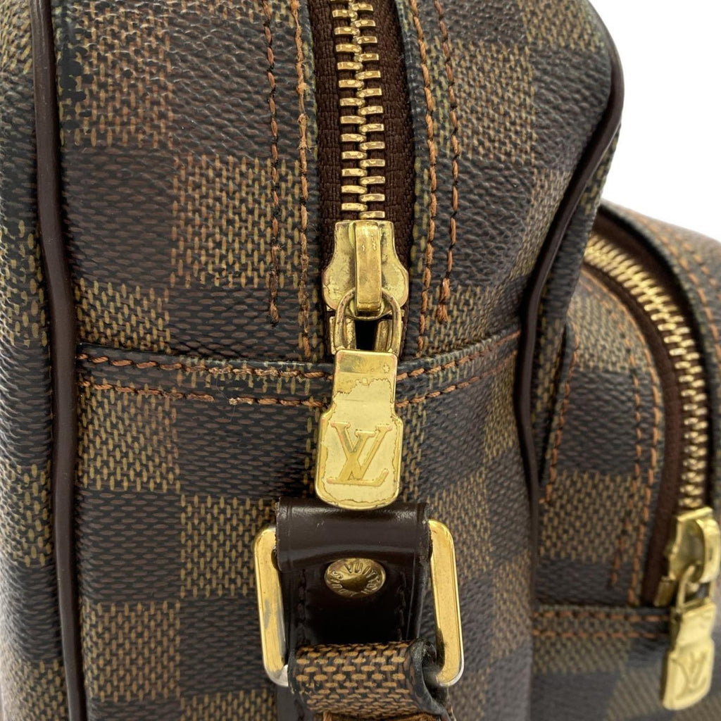 Louis Vuitton Brown Coated Canvas Shoulder Bag