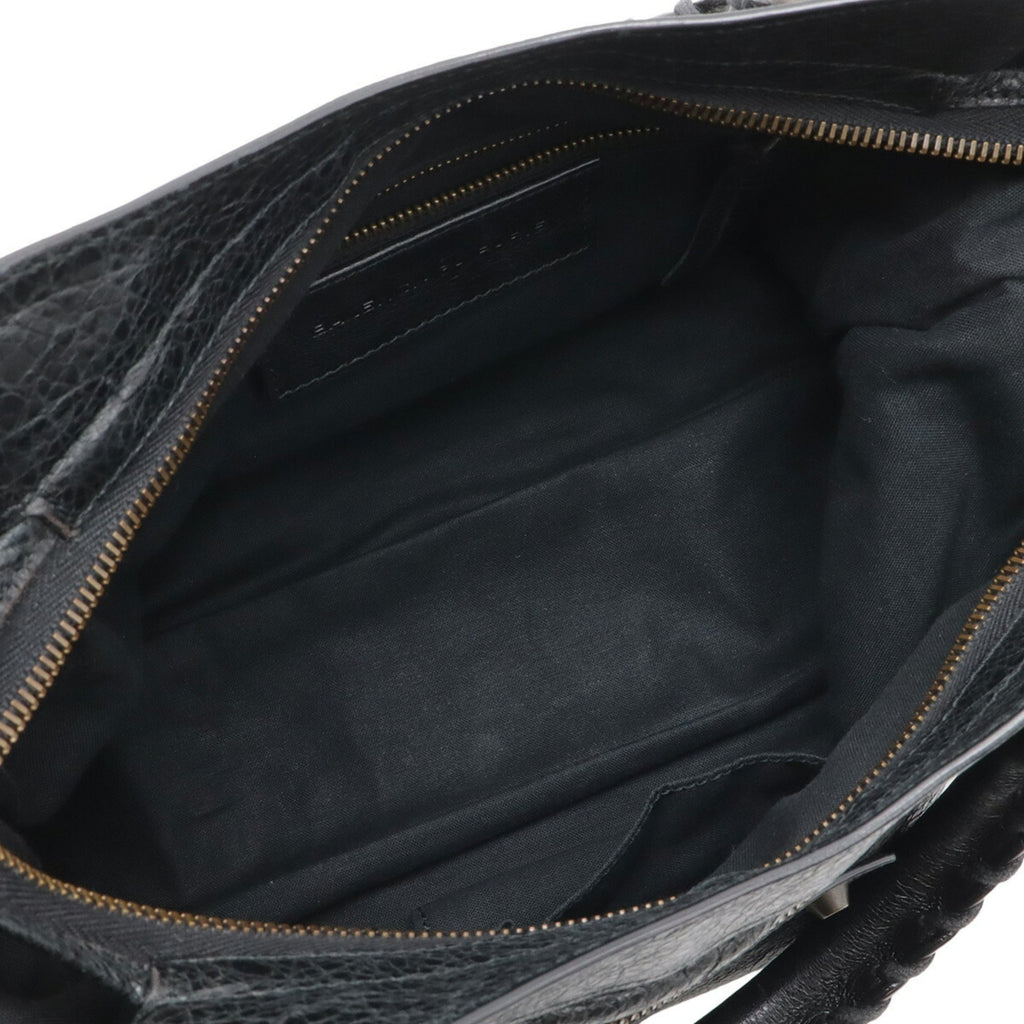 Balenciaga Black Leather Handbag Shoulder Bag Tote