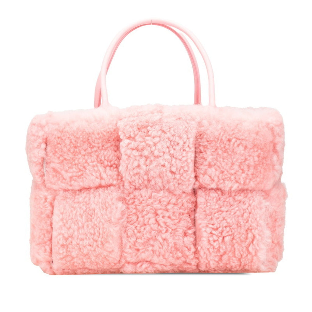 Bottega Veneta Pink Leather Handbag