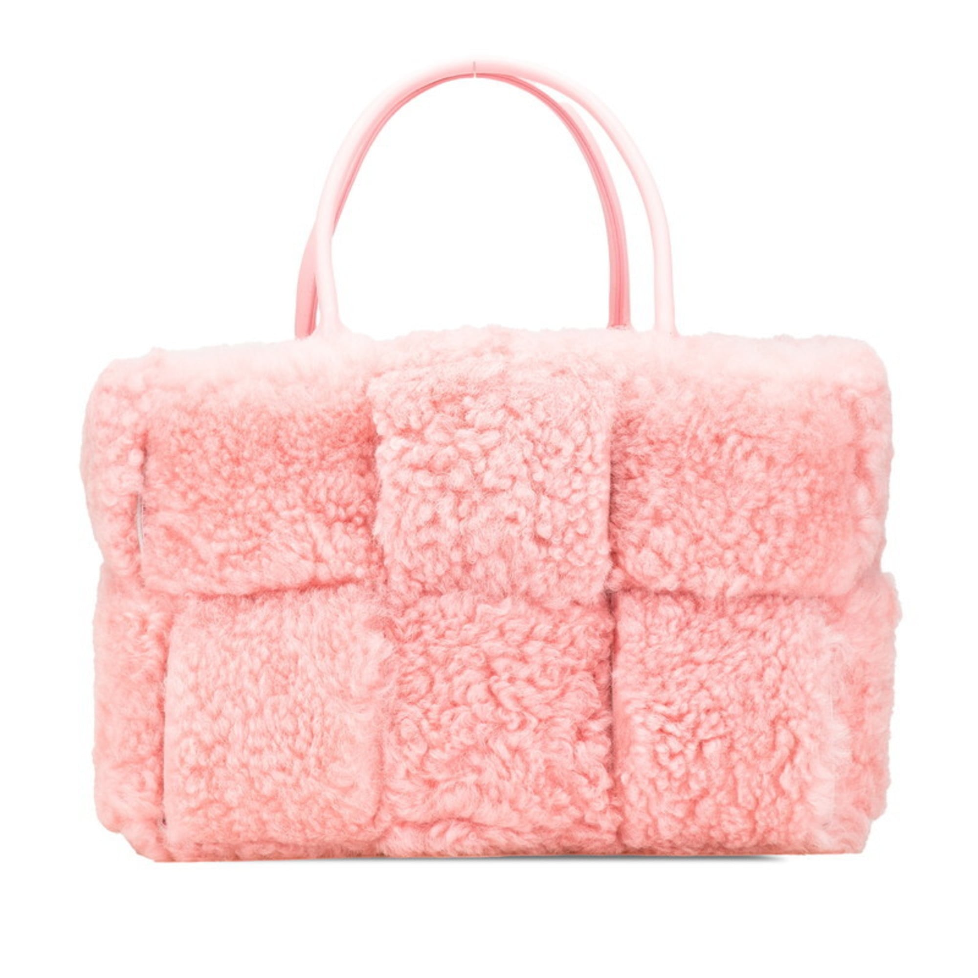 Bottega Veneta Pink Leather Handbag