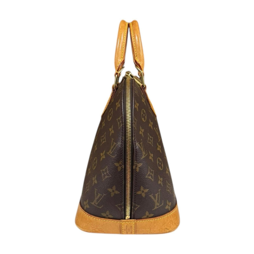 Louis Vuitton Brown Monogram Canvas Handbag