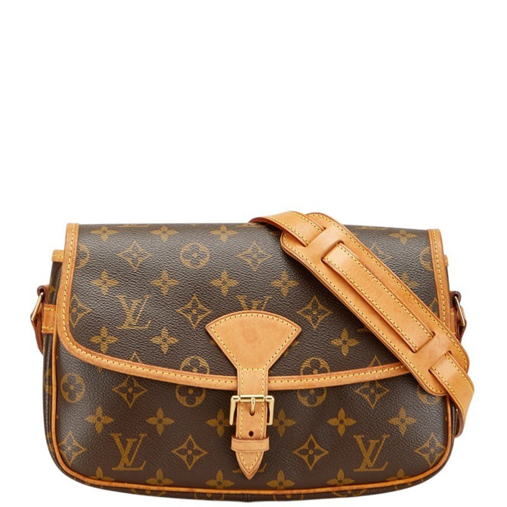 Louis Vuitton Monogram Brown Pvc Leather Shoulder Bag