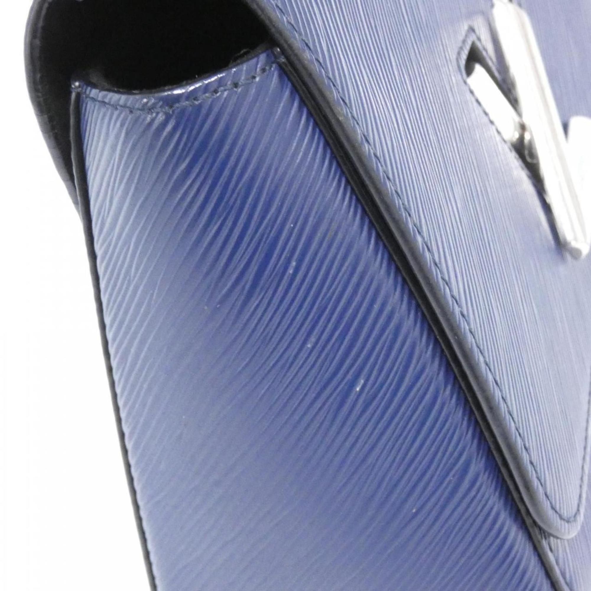 Louis Vuitton Indigo Leather Shoulder Bag