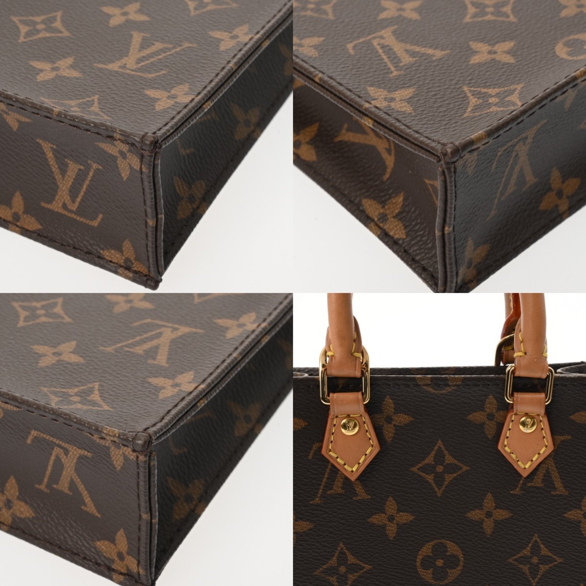 Louis Vuitton Brown Monogram Canvas Handbag