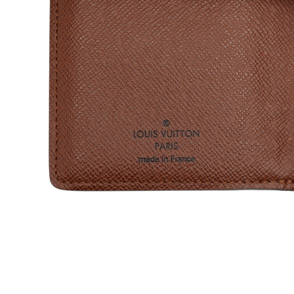 Louis Vuitton Brown Pvc Leather Wallet