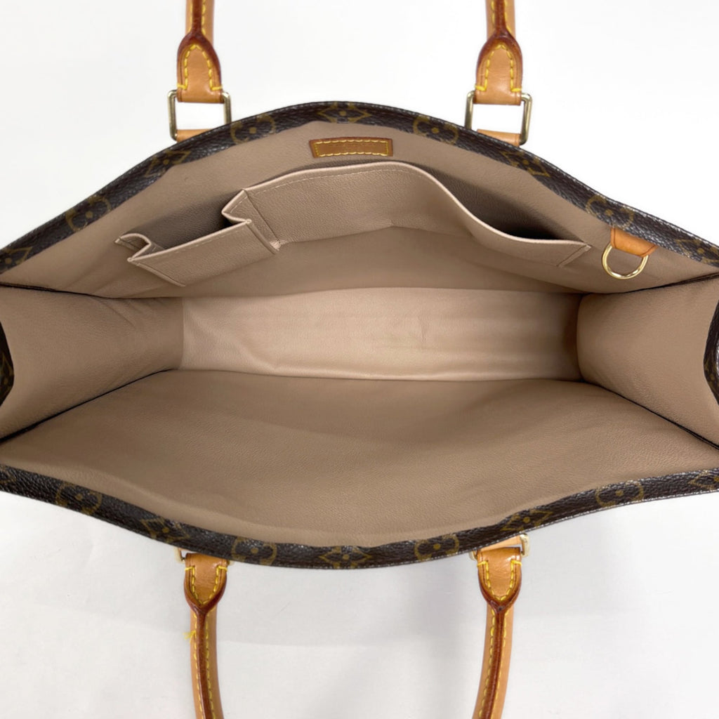 Louis Vuitton Brown Monogram Handbag Tote Bag