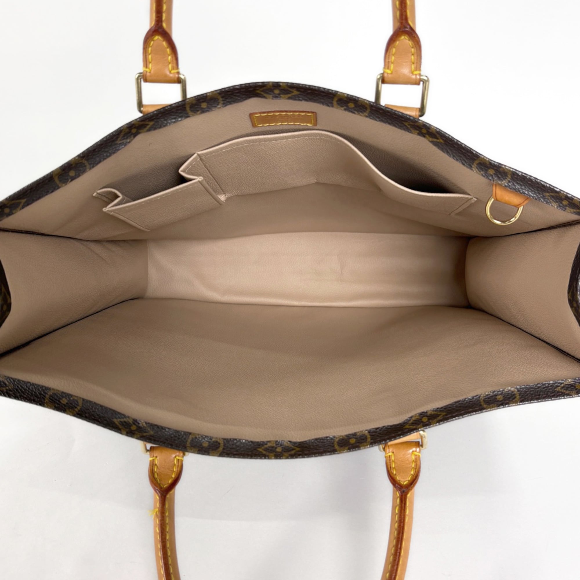 Louis Vuitton Brown Monogram Handbag Tote Bag