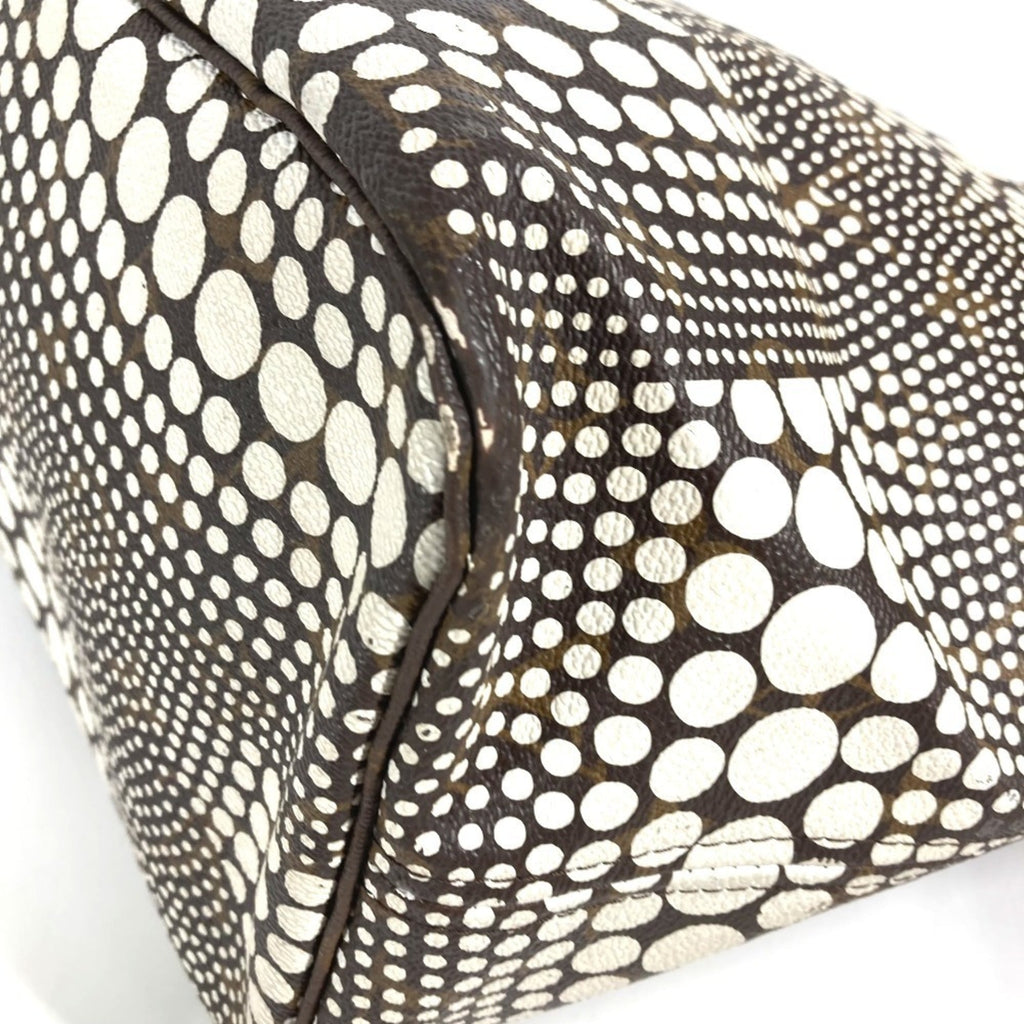 Louis Vuitton Brown White Monogram Canvas Shoulder Bag Tote Bag