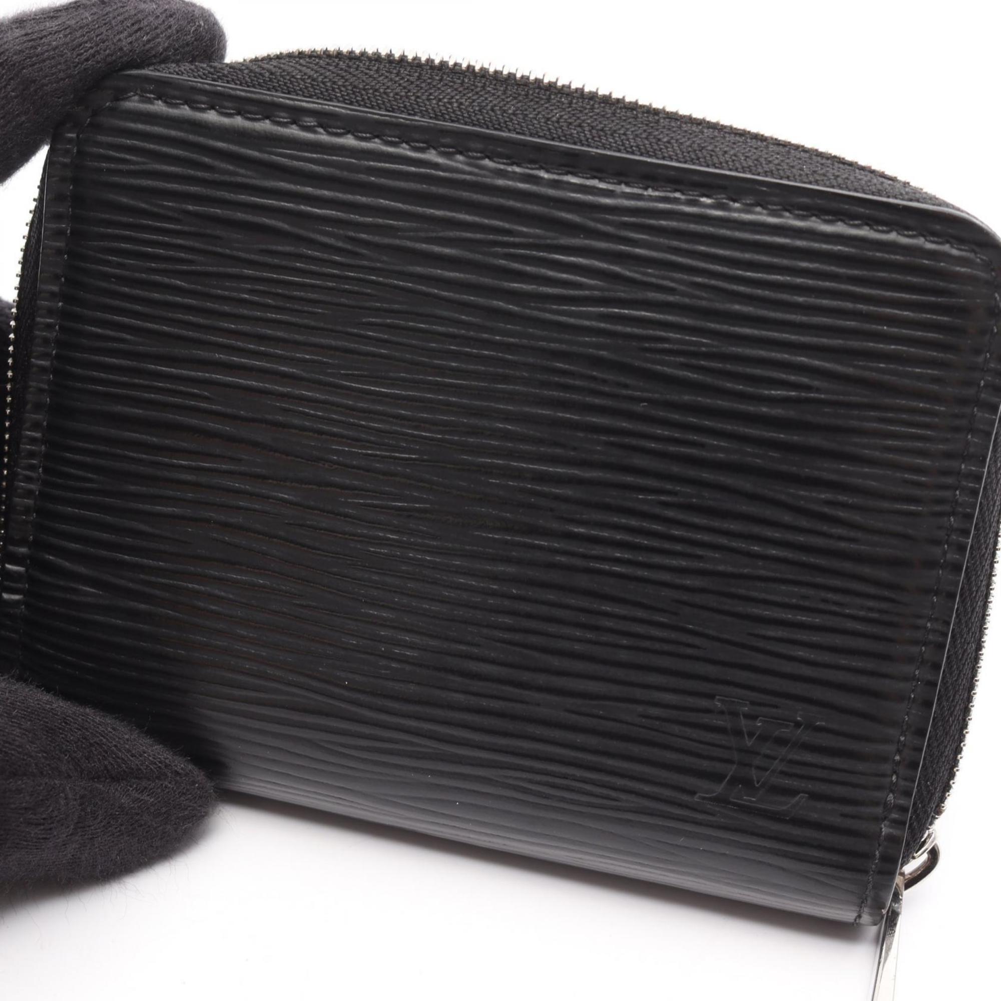Louis Vuitton Black Noir Epi Leather Coin Purse/Coin Case