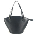 Louis Vuitton Black Noir Epi Leather Shoulder Bag Tote Bag