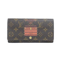 Louis Vuitton Brown Coated Canvas Long Wallet