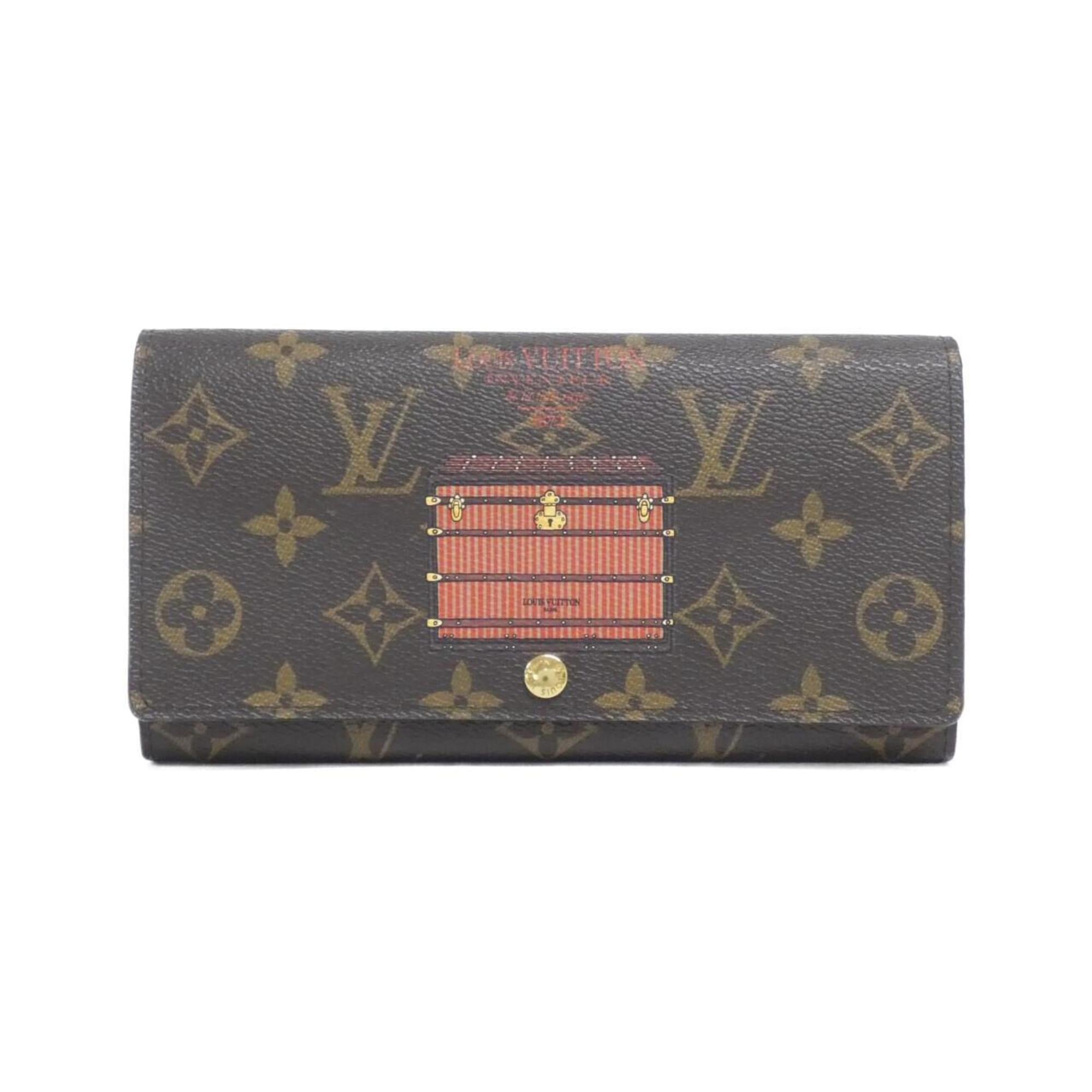 Louis Vuitton Brown Coated Canvas Long Wallet