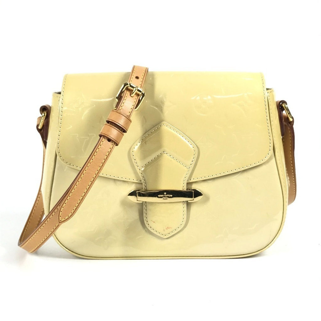 Louis Vuitton Yellow Monogram Vernis Shoulder Bag