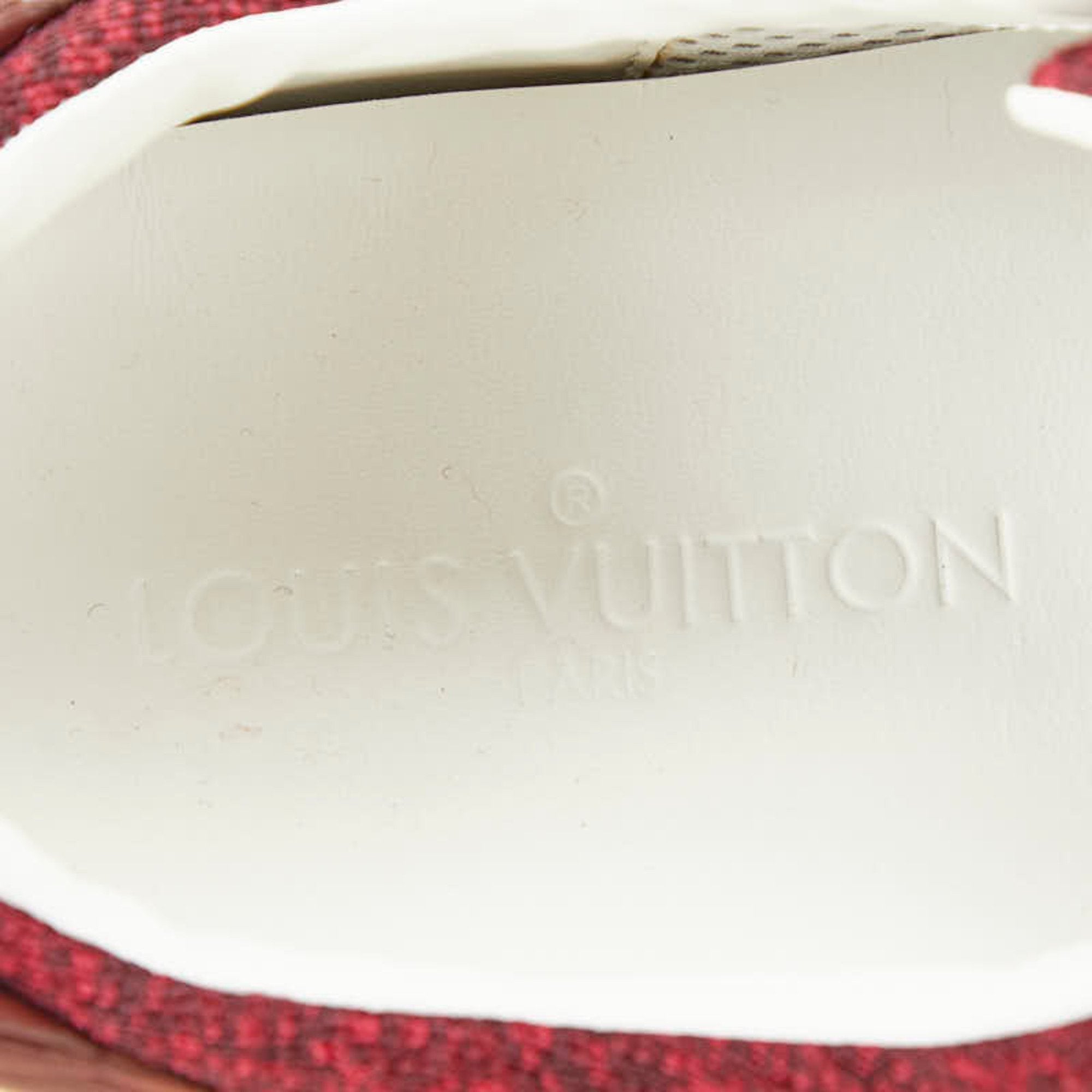 Louis Vuitton Red Color Sneakers