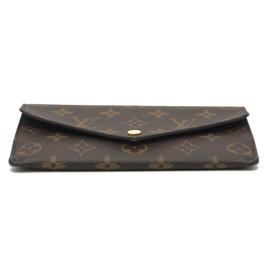 Louis Vuitton Monogram Brown Rose Ballerine Monogram Long Bill Wallet
