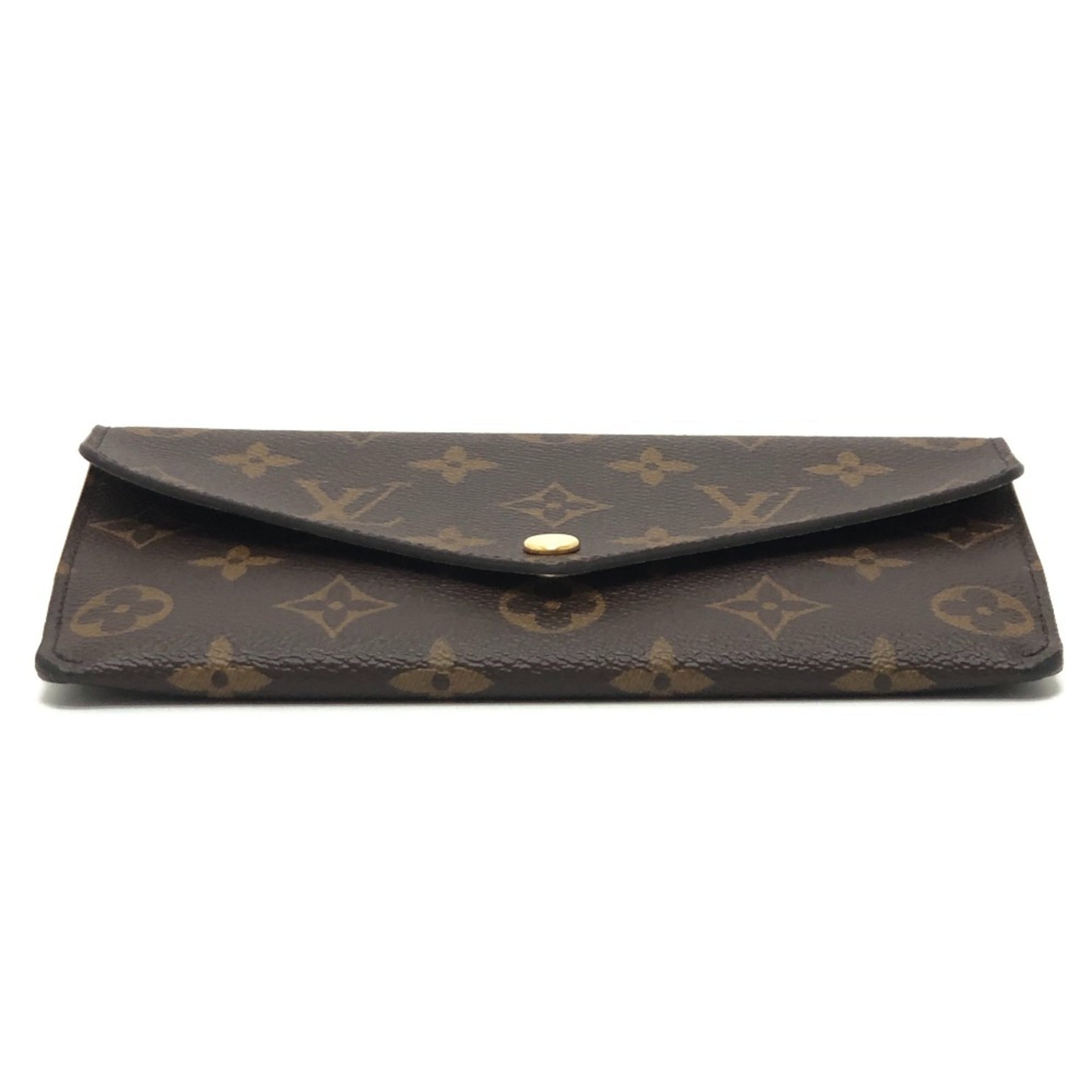 Louis Vuitton Monogram Brown Rose Ballerine Monogram Long Bill Wallet