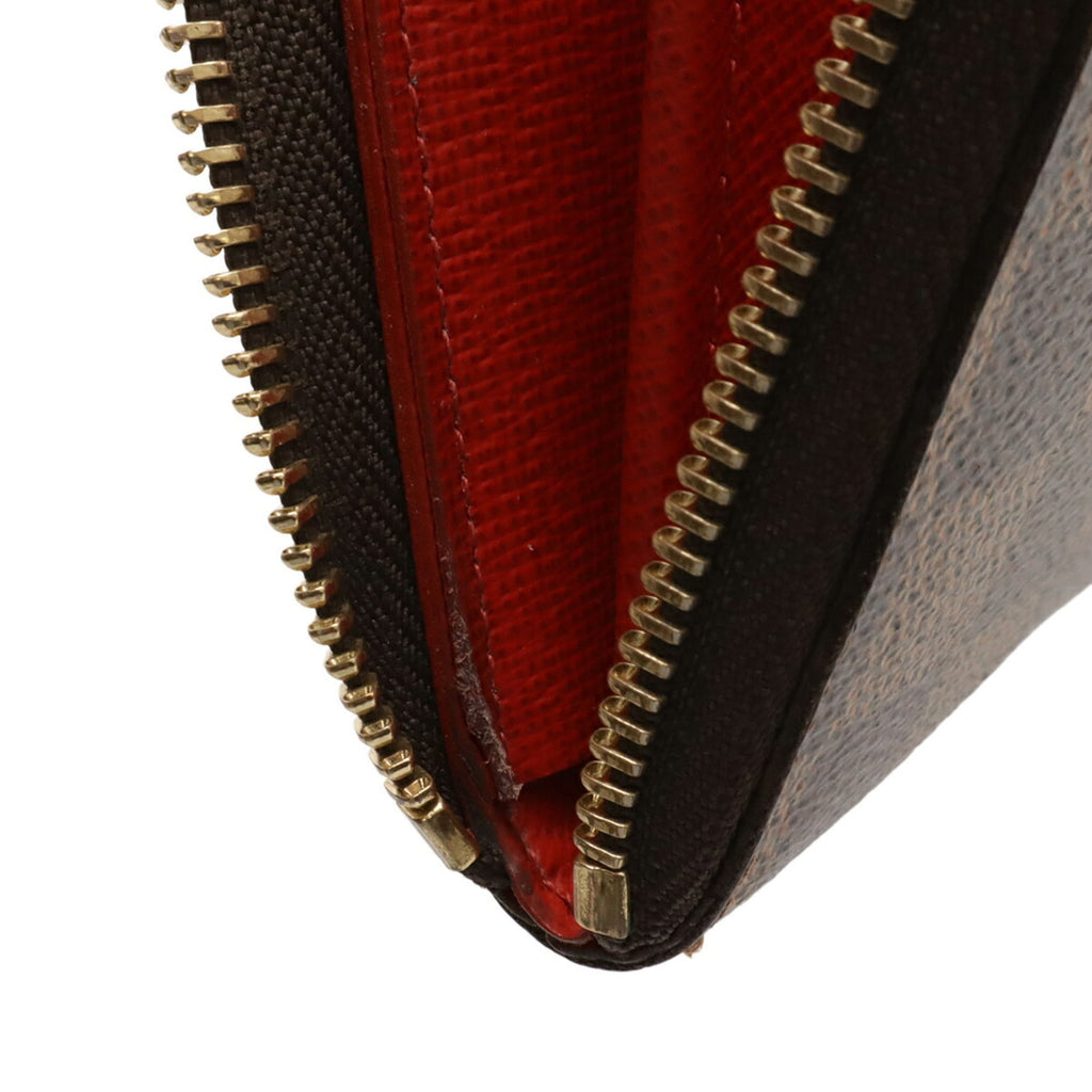 Louis Vuitton Cerise Damier Canvas Pvc Damier Canvas Long Bill Wallet