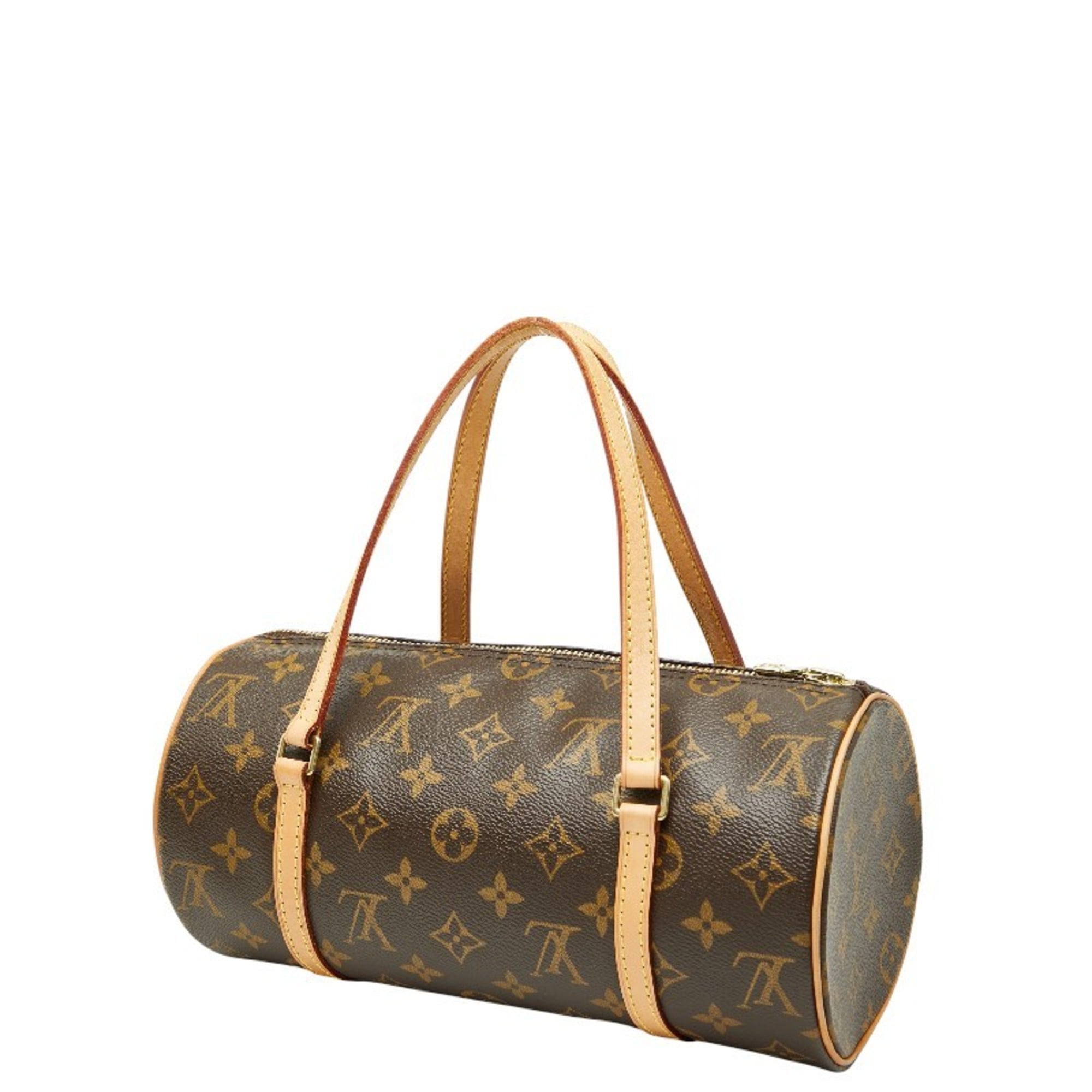 Louis Vuitton Monogram Brown Pvc Leather Handbag