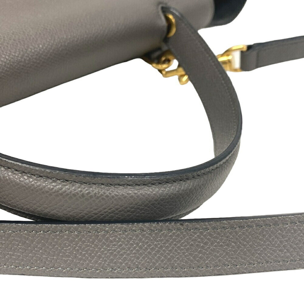 Celine Gray Leather Handbag