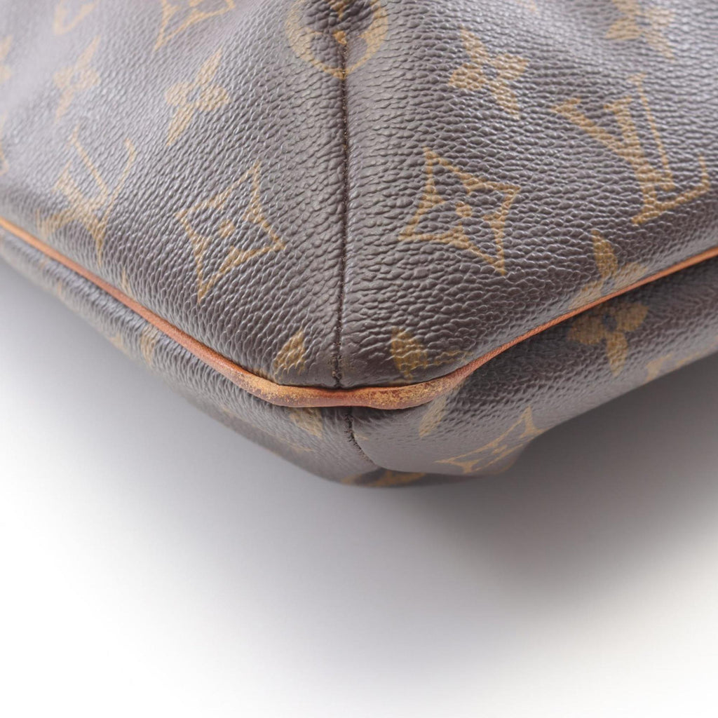 Louis Vuitton Brown Coated Canvas Pvc Leather Shoulder Bag