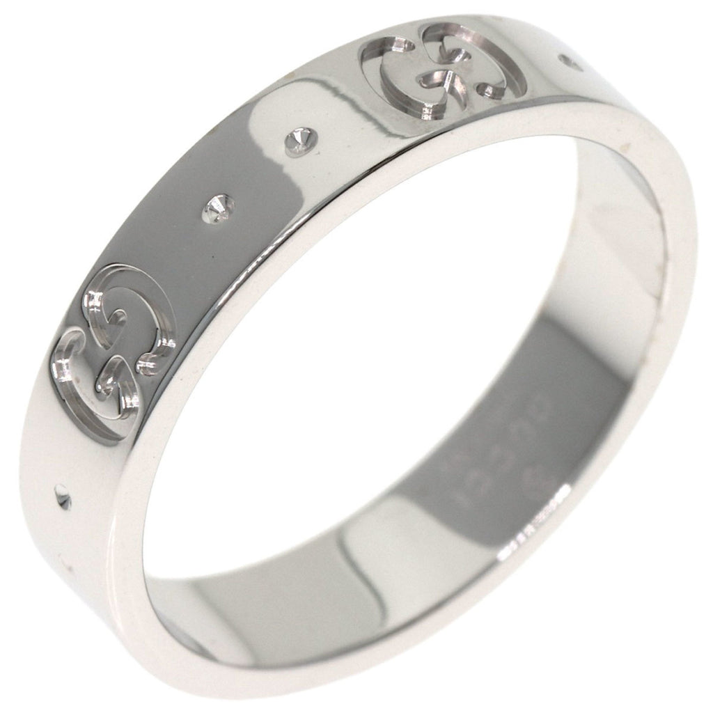 Gucci Icon White Gold (18K) Band Ring (Pre-Owned)