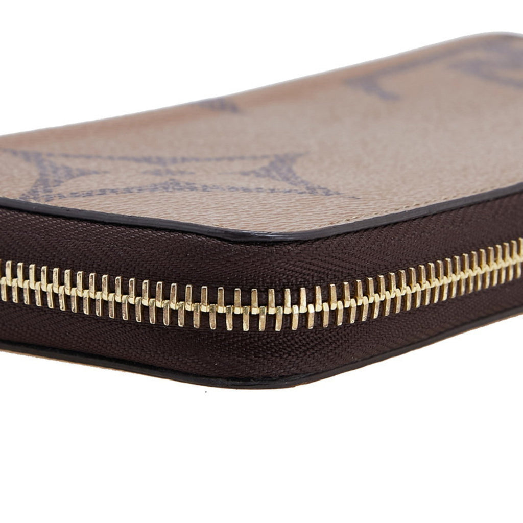 Louis Vuitton Monogram Brown Pvc Leather Wallet (Tri-Fold)