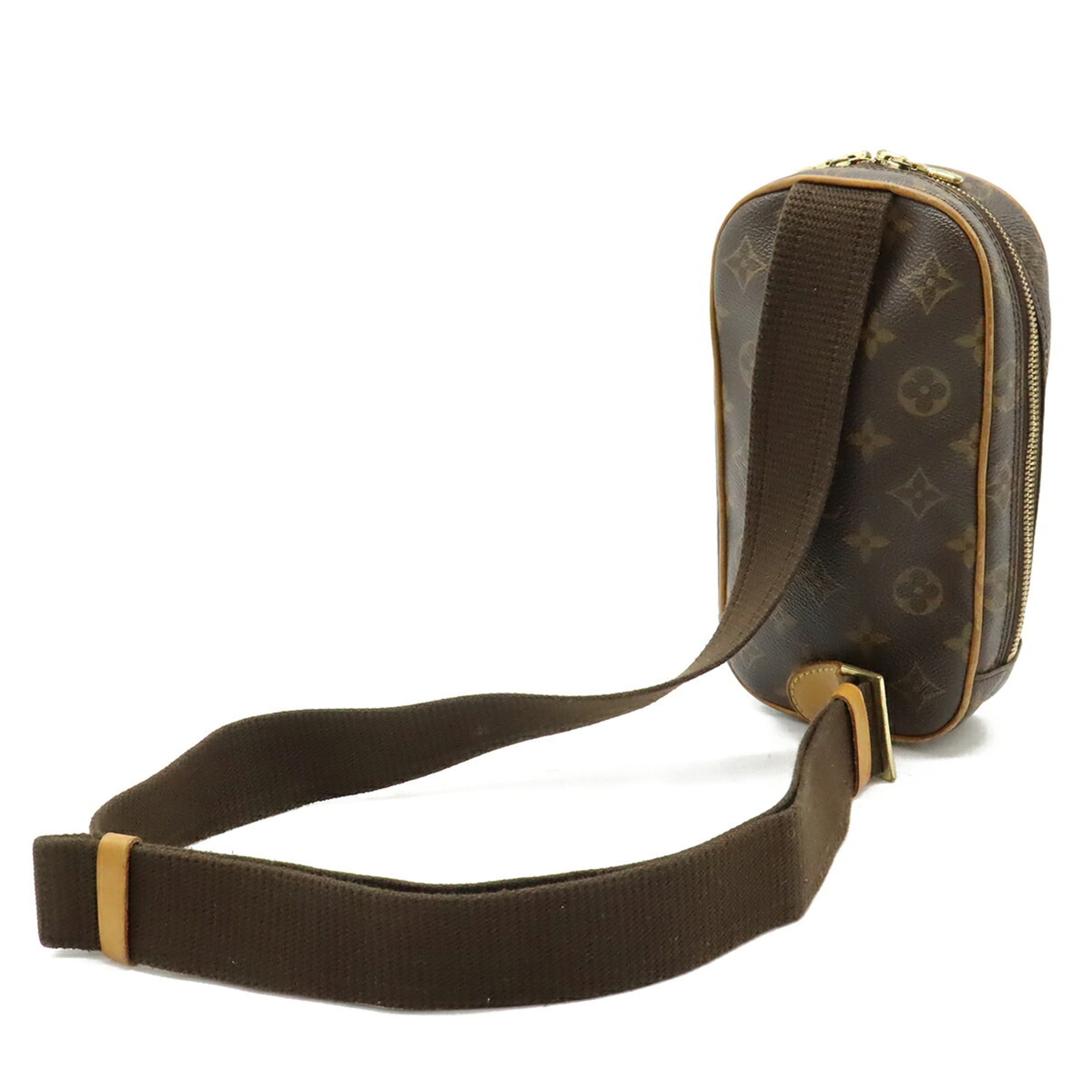 Louis Vuitton Black Brown Monogram Monogram Pochette