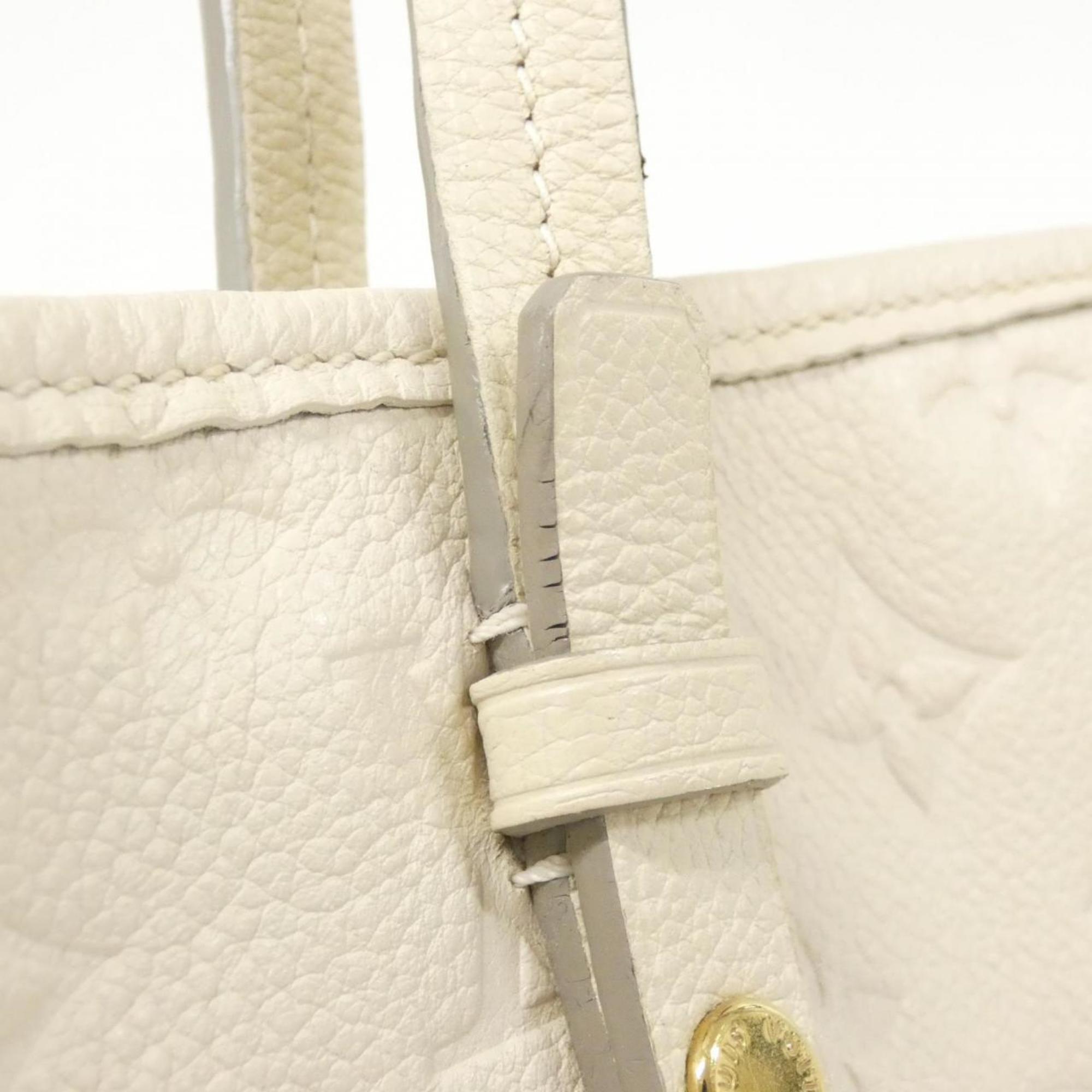 Louis Vuitton Beige Leather Handbag