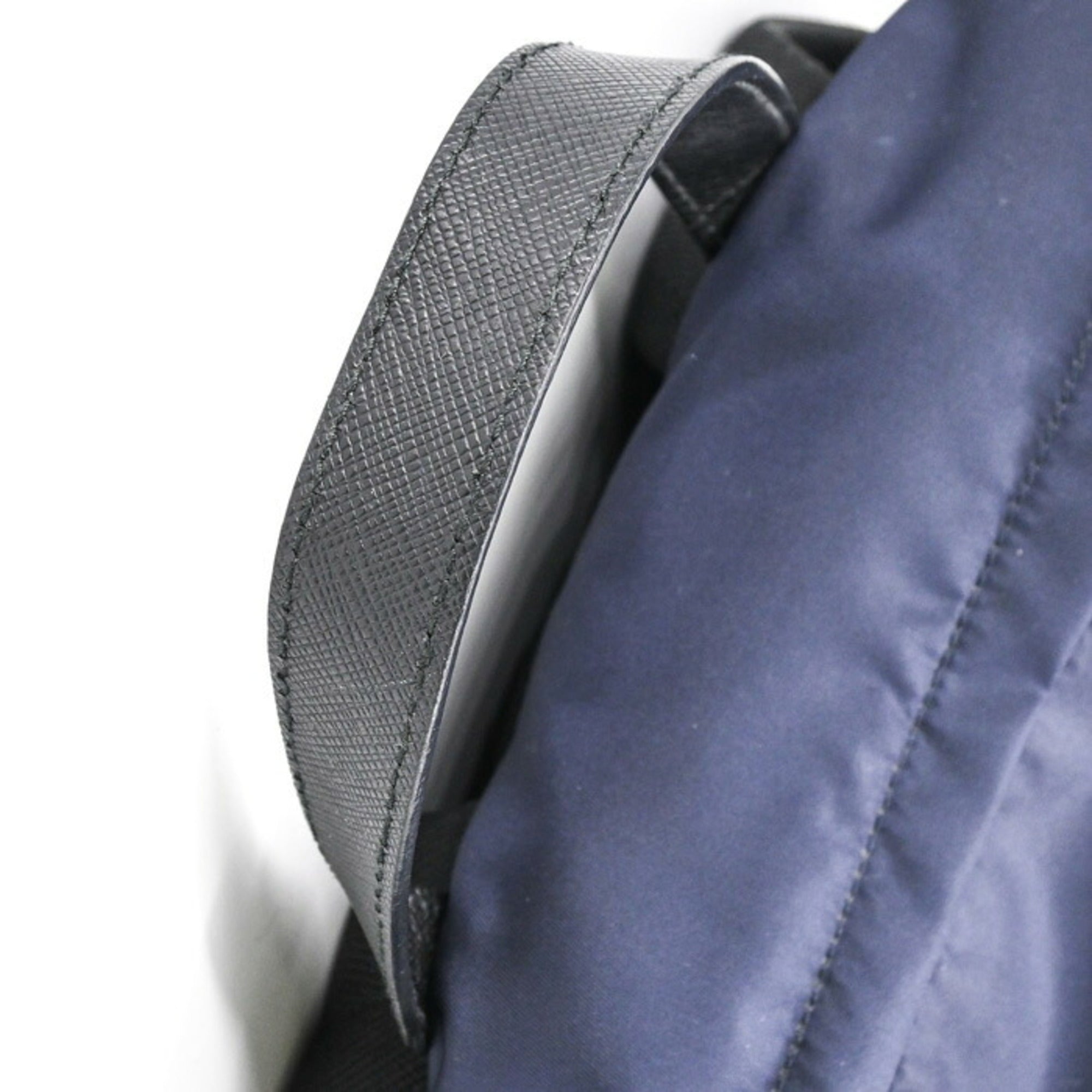 Prada Navy Nylon Backpack