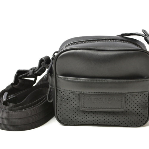 Bottega Veneta Black Leather Pouch Shoulder Bag